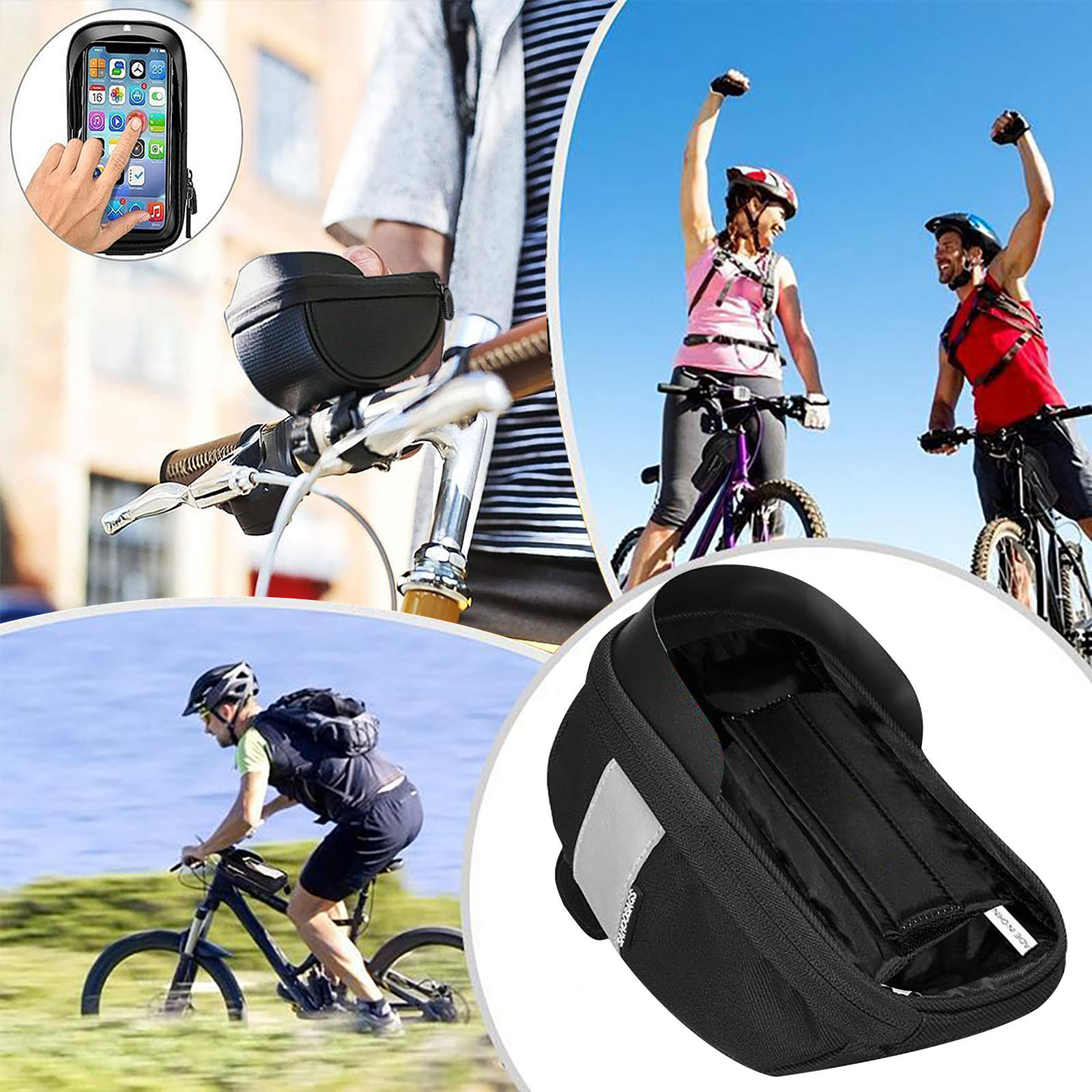 Cycling Gear Duffle - Wodoodporna Torba Rowerowa na Telefon, Sakwa