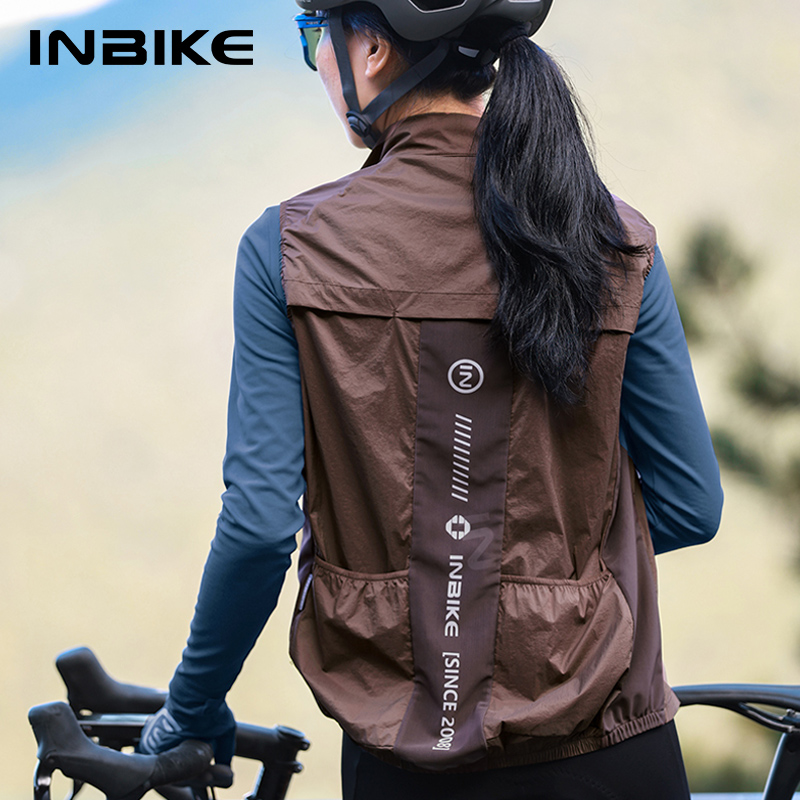 Cycling Gear Vest - INBIKE damska kamizelka rowerowa bez rękawów