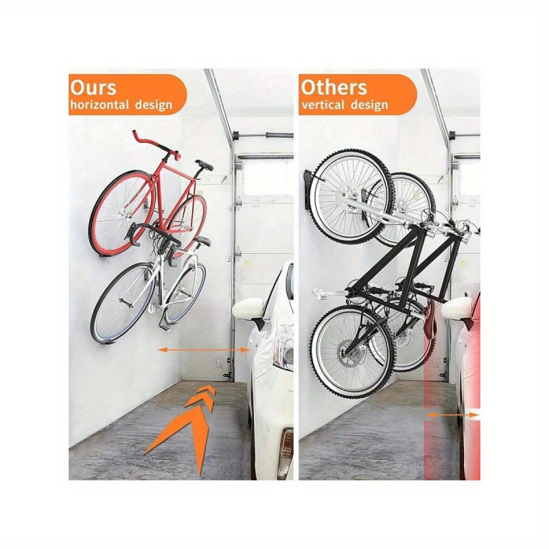 Cycling Gear Hanger - Uchwyt ścienny na pedały rowerowe, poziomy,
