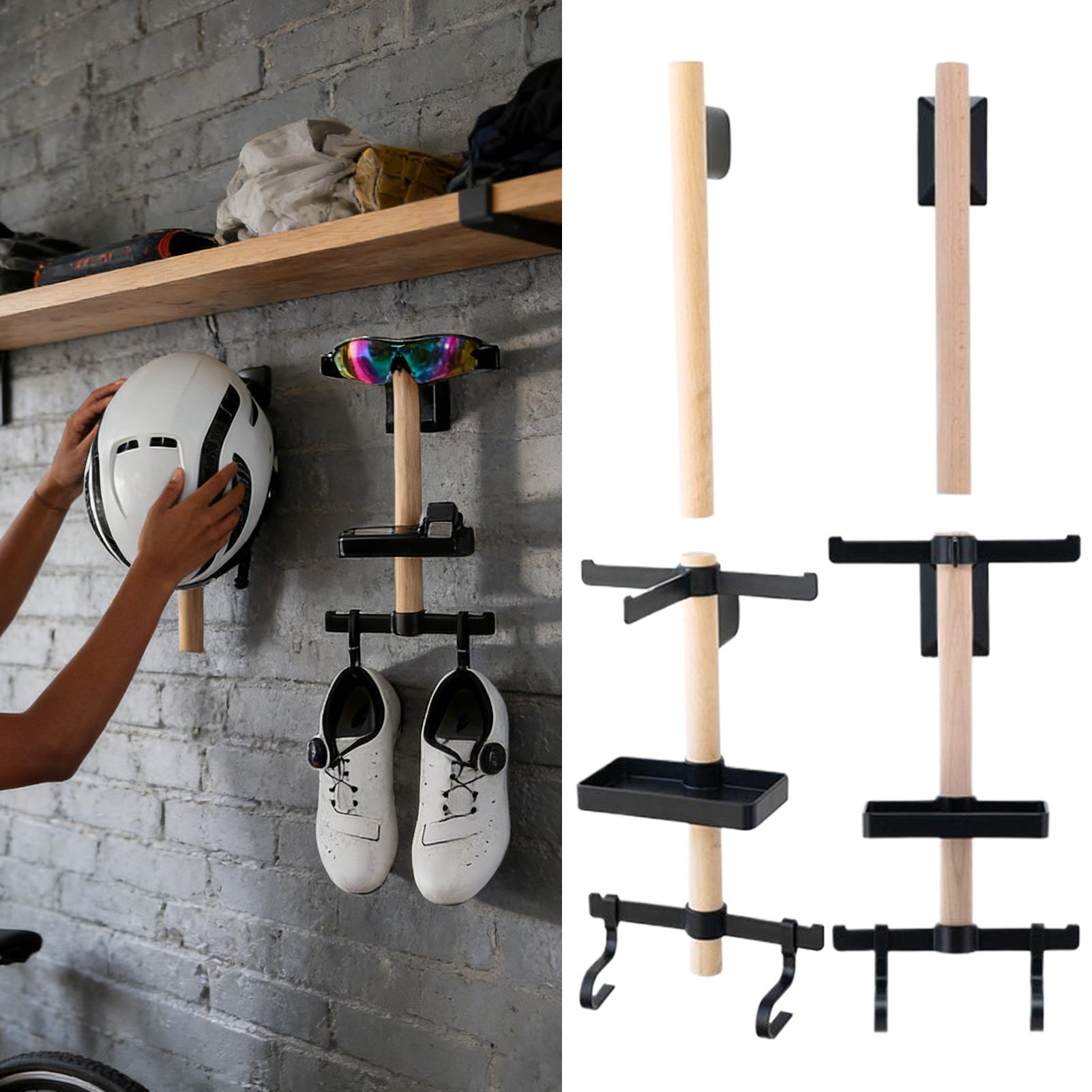 Cycling Gear Display - Uchwyt ścienny do przechowywania sprzętu rowerowego,