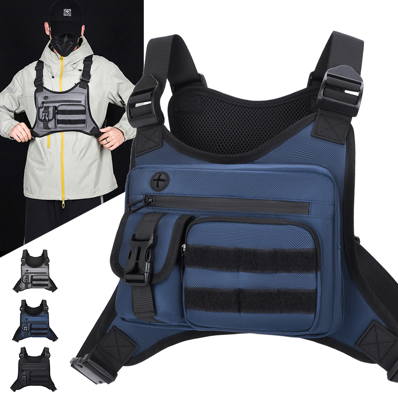 Cycling Gear Vest - Taktyczna Torba Chest Rig Męska Wodoodporna