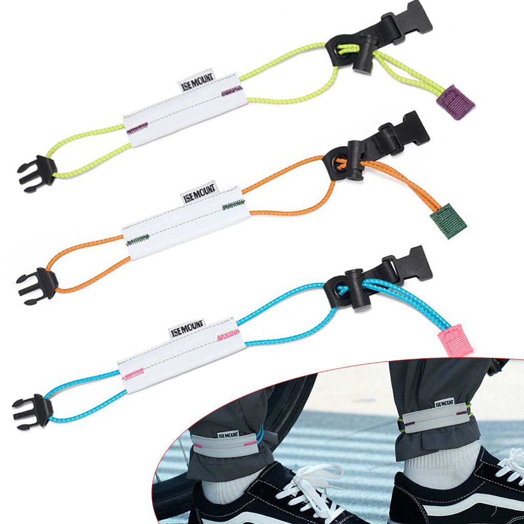 Gear In Cycling - Odblaskowe spodnie rowerowe z regulowanymi paskami,
