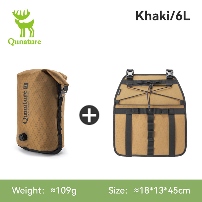Cycling Gear Duffle - Qunature 6/12L Bikepacking: Lekki podwieszany worek