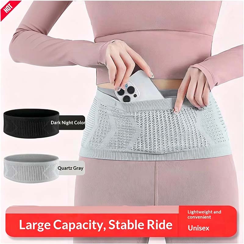 Cycling Gear Duffle - Niewidoczna, antykradzieżowa torba biodrowa do biegania,