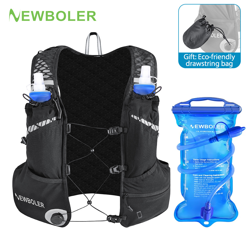 Cycling Gear Vest - 8-litrowa oddychająca kamizelka hydracyjna do biegania