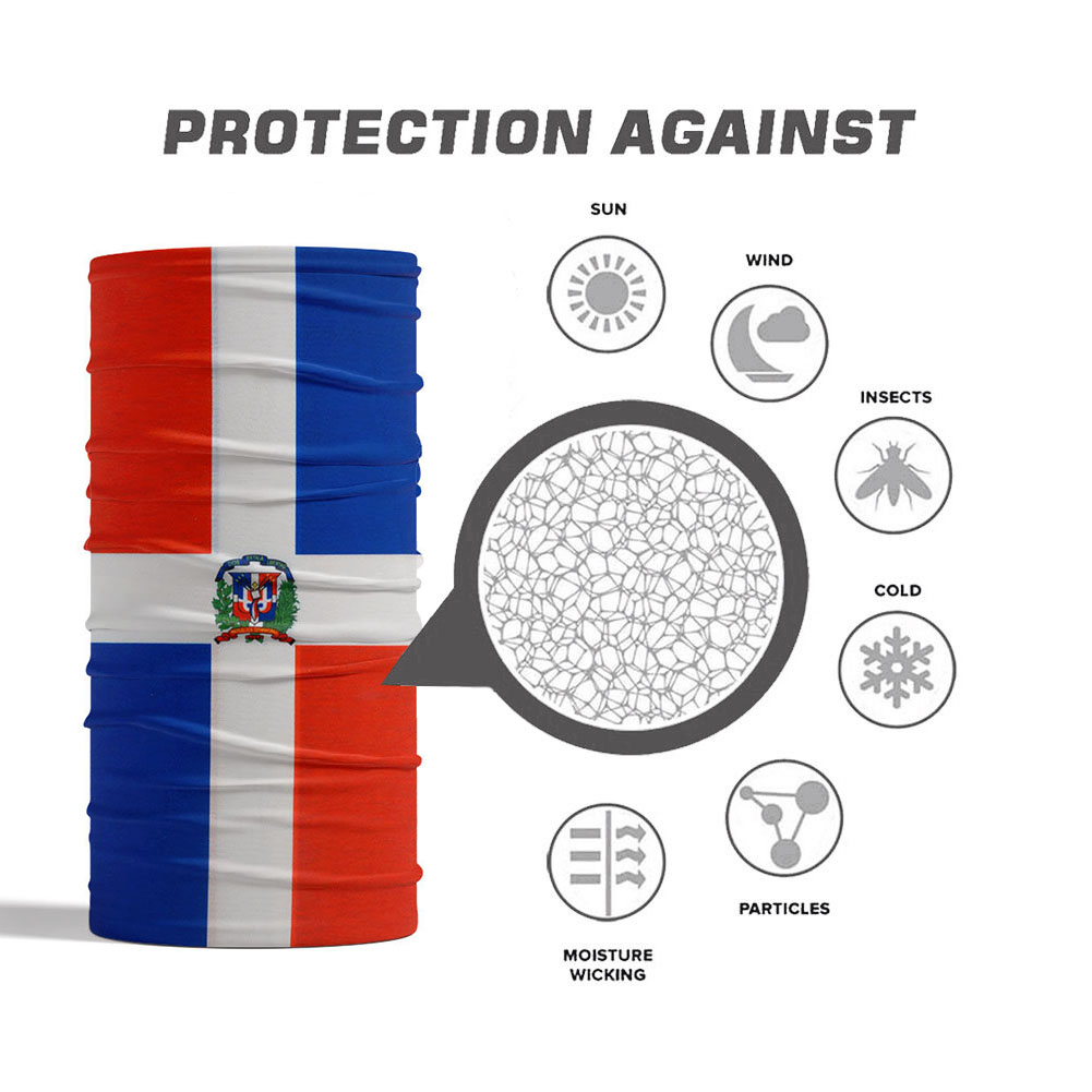 Dominica flaga narodowa Bandan – Gear In Cycling recenzja i cena
