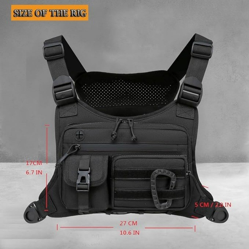 Taktyczna torba na klatkę pier – Cycling Gear Vest recenzja i cena