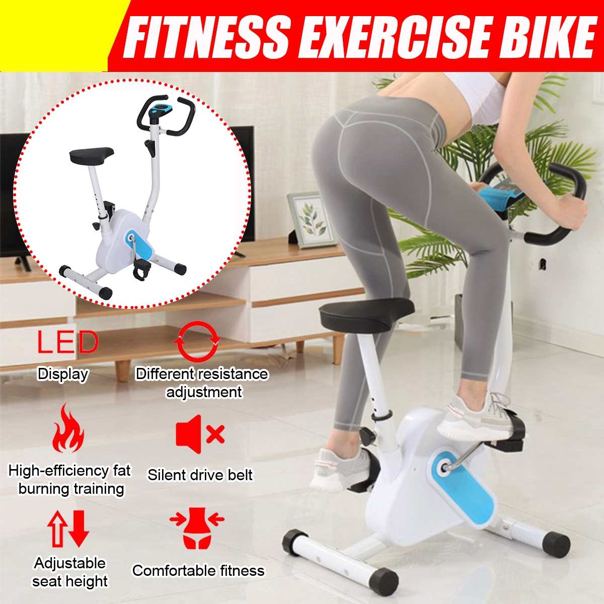 Rower treningowy z wyświetlacz – Cycling Gear Display recenzja i cena