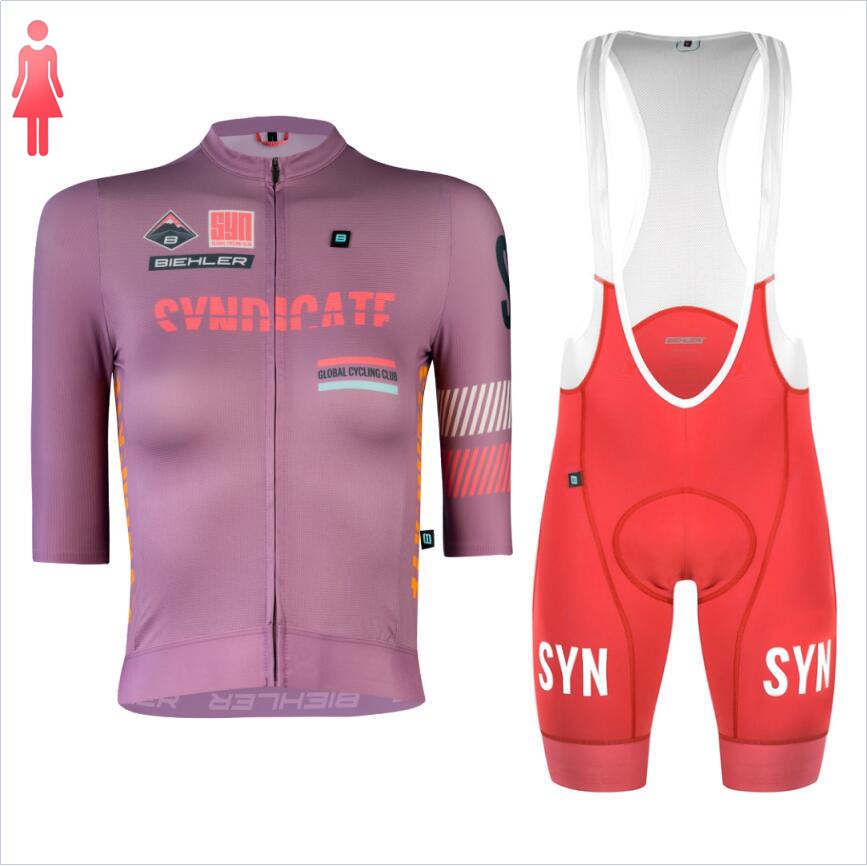 SYN Purple short sleeve Jersey – Cycling Gear Apparel recenzja i cena